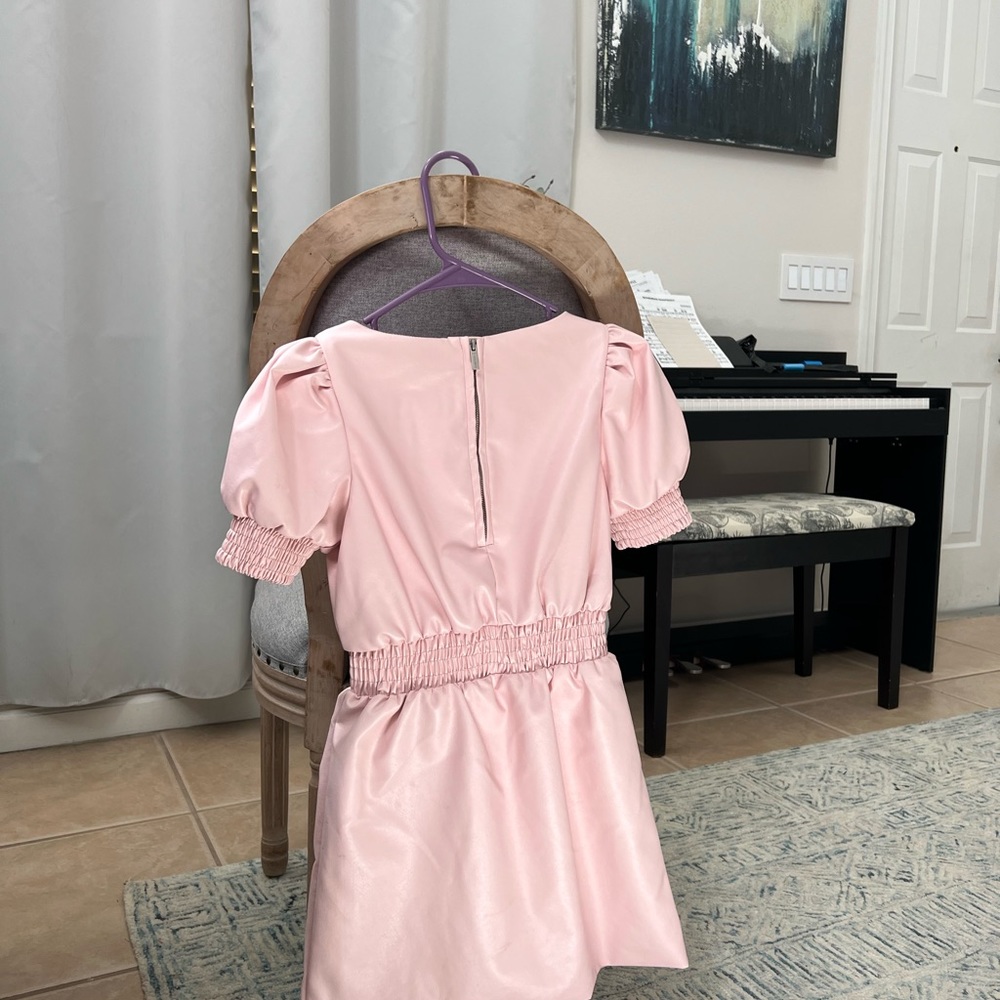 Habitual faux leather dress for girls - Picture 2 of 6